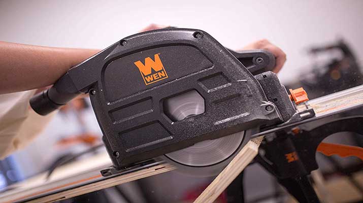 easy handling of wen track saw
