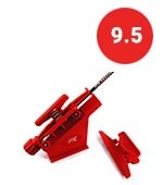ms jumpper adjustable fletching jig straight and helix tool with clamp for diy archery arrows