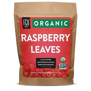organic red raspberry leaf | herbal tea (200+ cups) | cut & sifted leaves