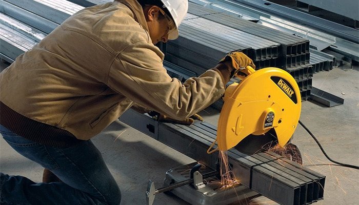 a closer look at a chop saw
