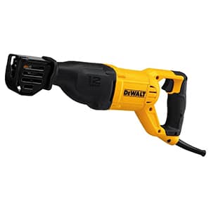 dewalt reciprocating saw, corded, 12-amp (dwe305)