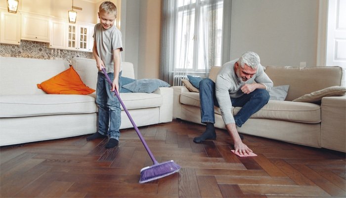 hardwood floor cleaning