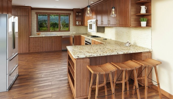 lowdown on hardwood floors in the kitchen