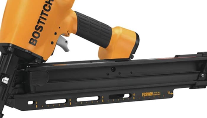 bostitch framing nailer, clipped head, 2-inch to 3-1.2-inch (f28ww)