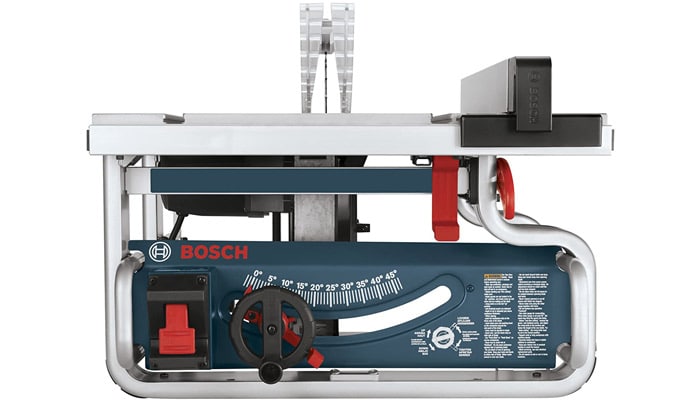 bosch jobsite table saw gts1031 with one-handed carry handle