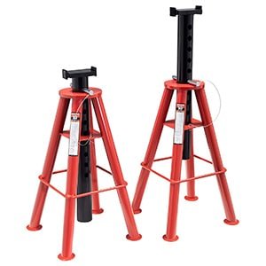 sunex 1410 10-ton, high height, pin type, jack stands