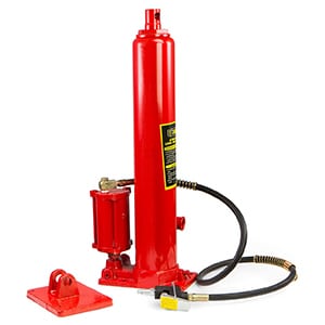 xtremepowerus 8 ton air/hydraulic long ram jack piston ram with 8-ton capacity