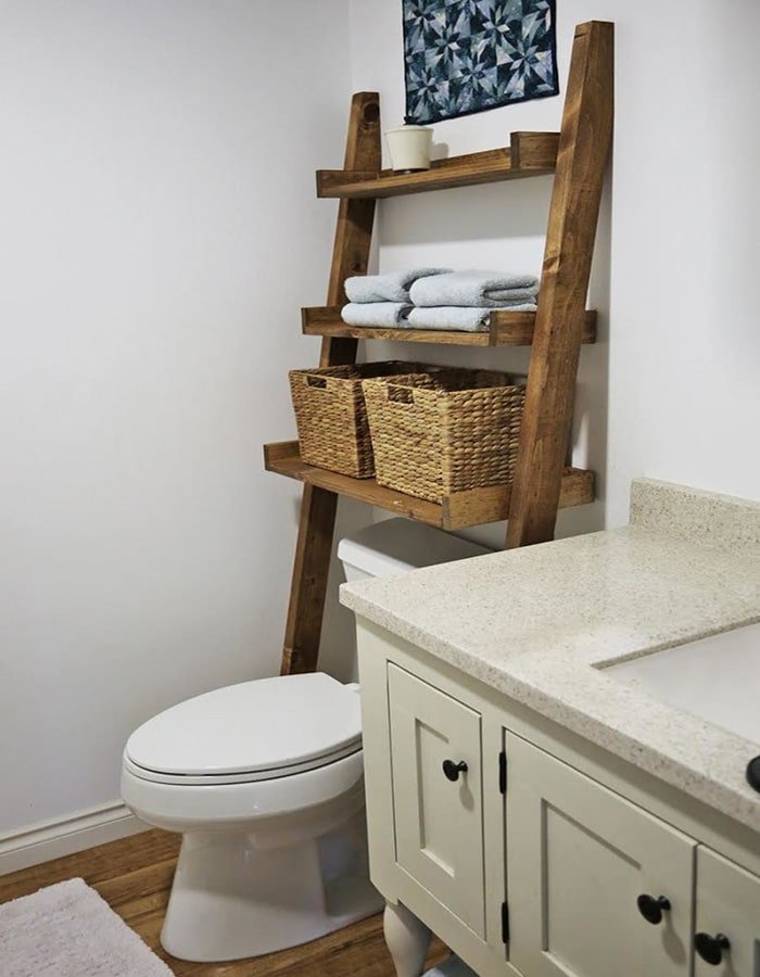 ana white bathroom ladder