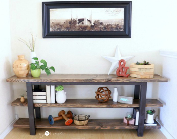 diy console table