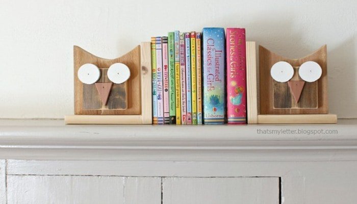 diy owl bookends
