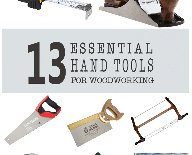essential hand tools for woodworking
