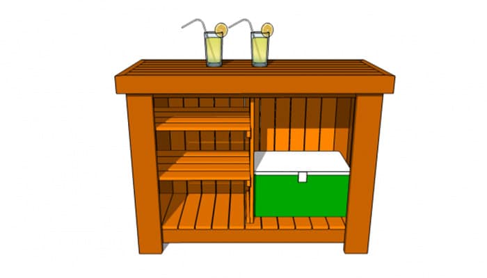 free home bar plan