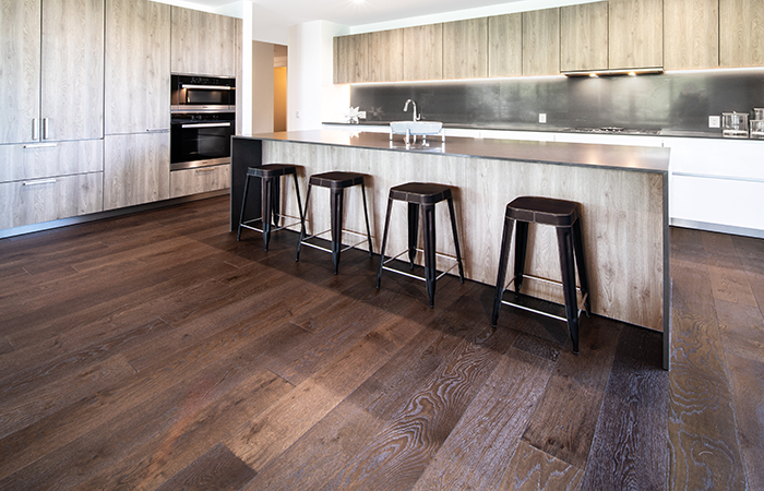 hardwood kitchen floor