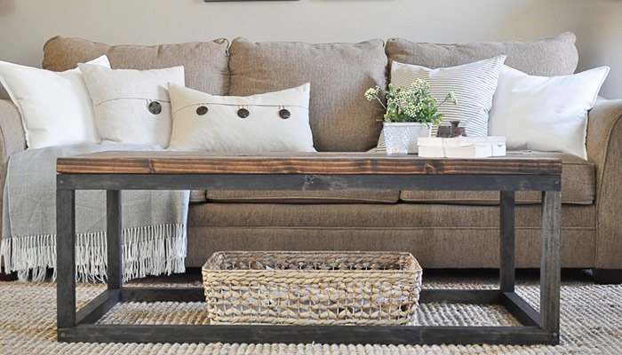 industrial coffee table
