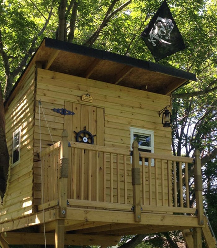 pirate hideout tree house