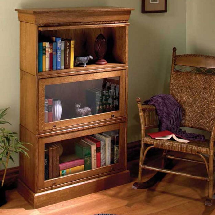 popular woodworking's simple barrister bookcase