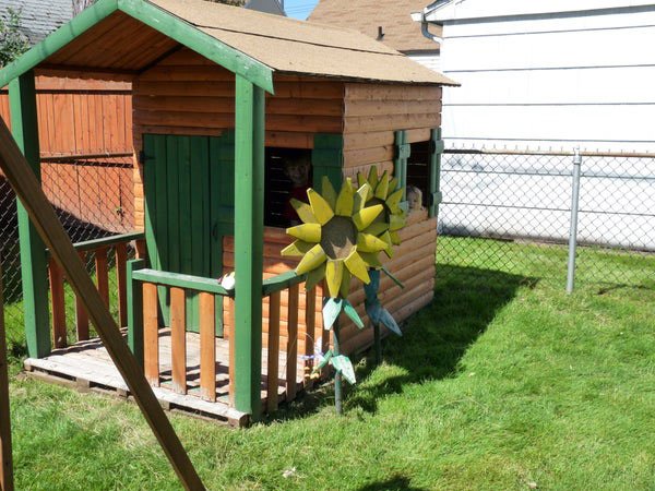 the log cabin playhouse plan
