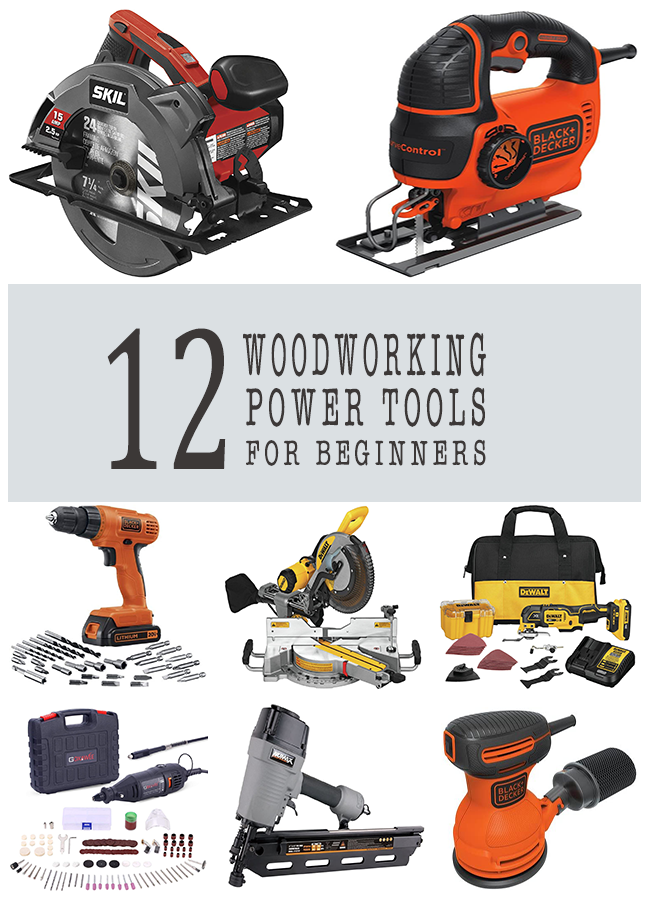 12 Essential Woodworking Power Tools for Beginners in 2021