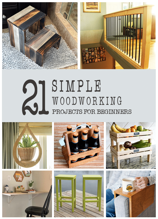 21 Simple Woodworking Projects for Beginners: Learn to DIY