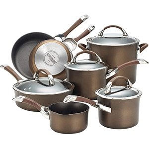 circulon symmetry hard anodized nonstick cookware pots and pans set