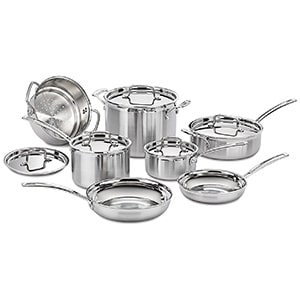 cuisinart 12 piece cookware set