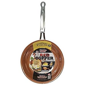 red copper 8-inch fry pan