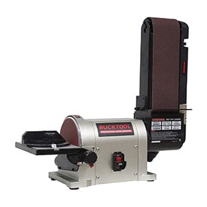 bucktool belt and disc Benchtop sander
