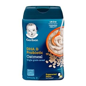 gerber organic baby cereal