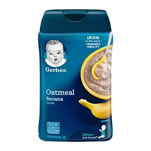 gerber organic oatmeal for baby