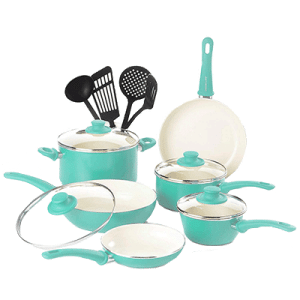 Soft Grip Ceramic Made NonStick Set