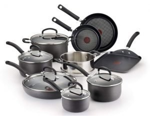T-fal Nonstick Anodized Cookware set