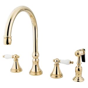 deck mount kingston brass faucet