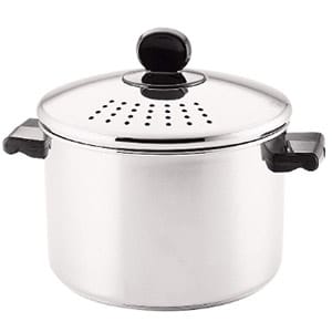 farberware covered straining stockpot