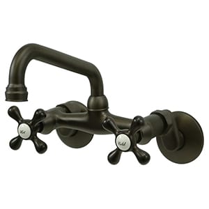 kingston wall mounted kitchen faucet