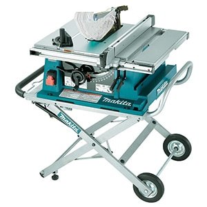 makita contractor table saw with stand
