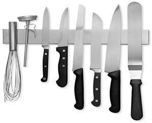 New Modern Magnetic Knife Bar