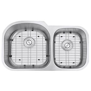 ruvati double bowl kitchen sinks