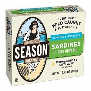 season's sinless and boneless Sardines