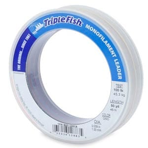 triple mono leader fishing line
