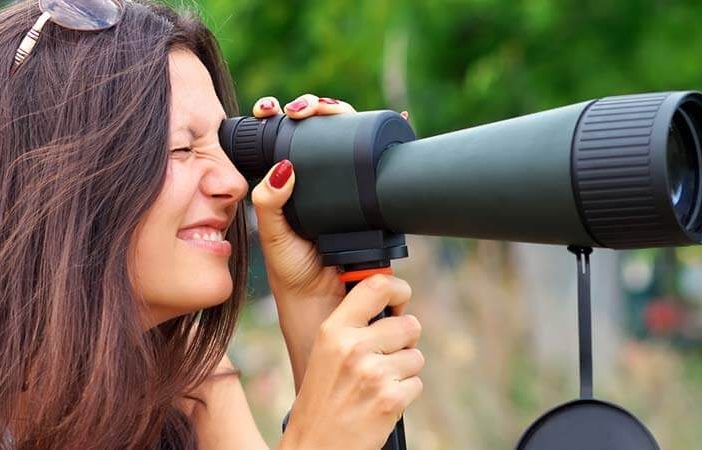 angled vs straight spotting scope
