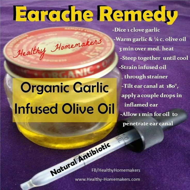 garlic oil drops for earache relief